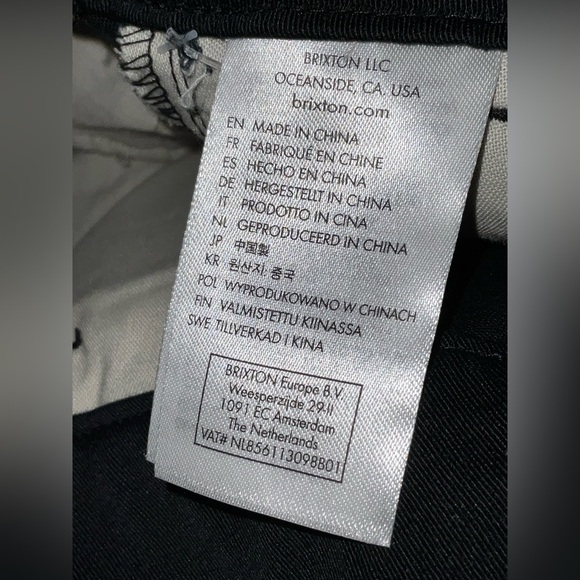 BRIXTON WOMEN'S VICTORY WIDE LEG PANTS NWT 26’’W 26’’L minimalist BTS - Picture 13 of 15